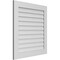 Ekena Millwork Vertical Surface Mount PVC Gable Vent: Non-Functional, w/3-1/2"W x 1"H, Standard Frame, 32"W x 34"H GVPVE32X3401SN - alternate 4